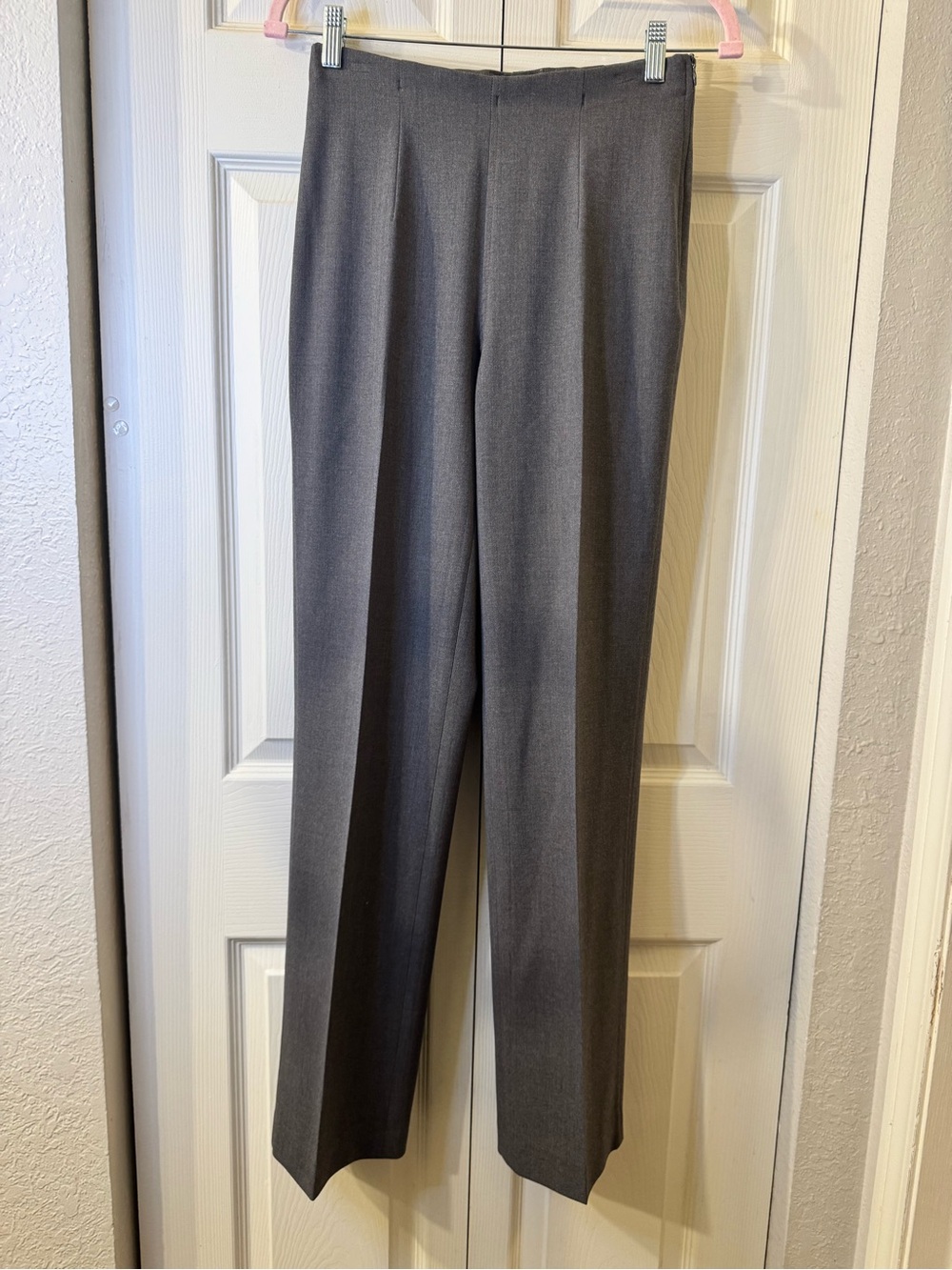 Vintage Italian Wool Banana Republic Woman’s Gray Dress Pants - Straight Leg